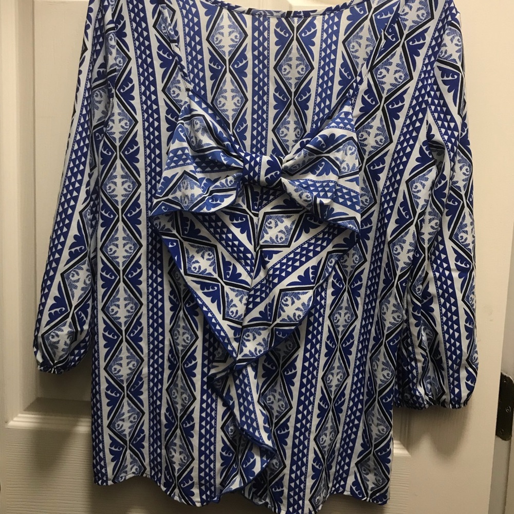 Boutique Bow Back Top